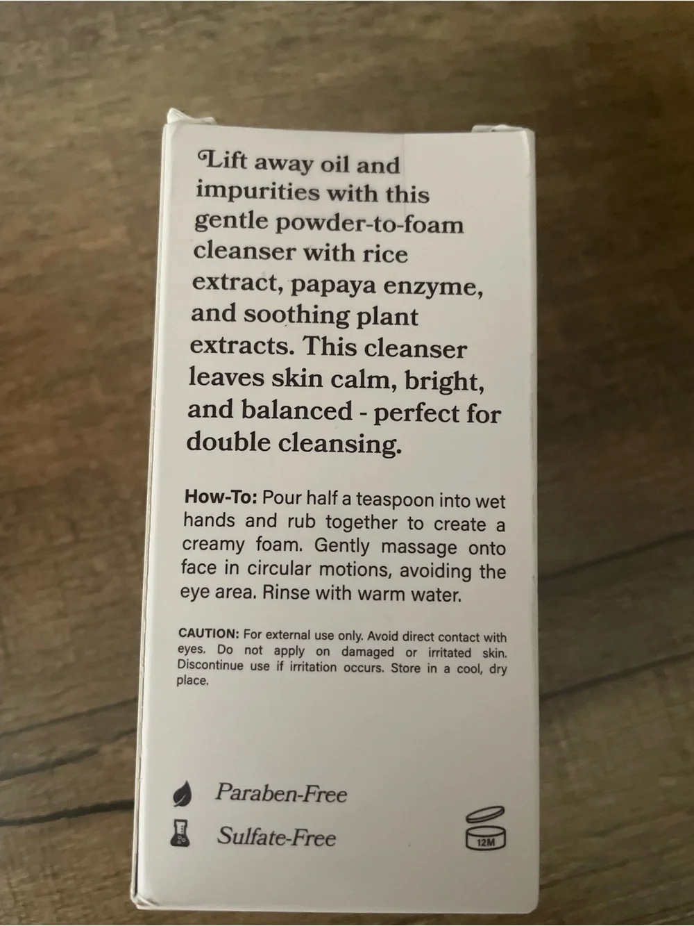 Clean your face!